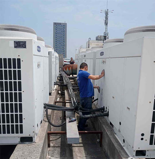 济源中央空调制热和不制冷系统维修方法